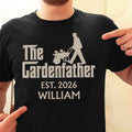 Personalized Gardener T-Shirt Hoodie Custom Gift for Dad Shirt GradoCreations