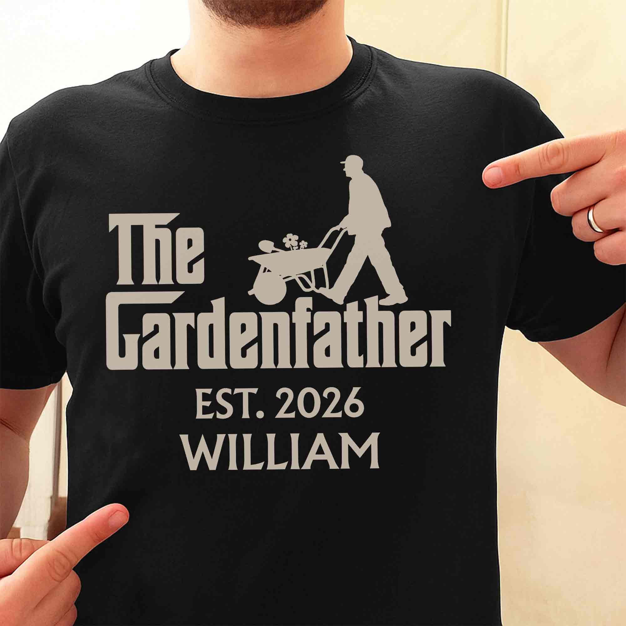 Personalized Gardener T-Shirt Hoodie Custom Gift for Dad Shirt GradoCreations