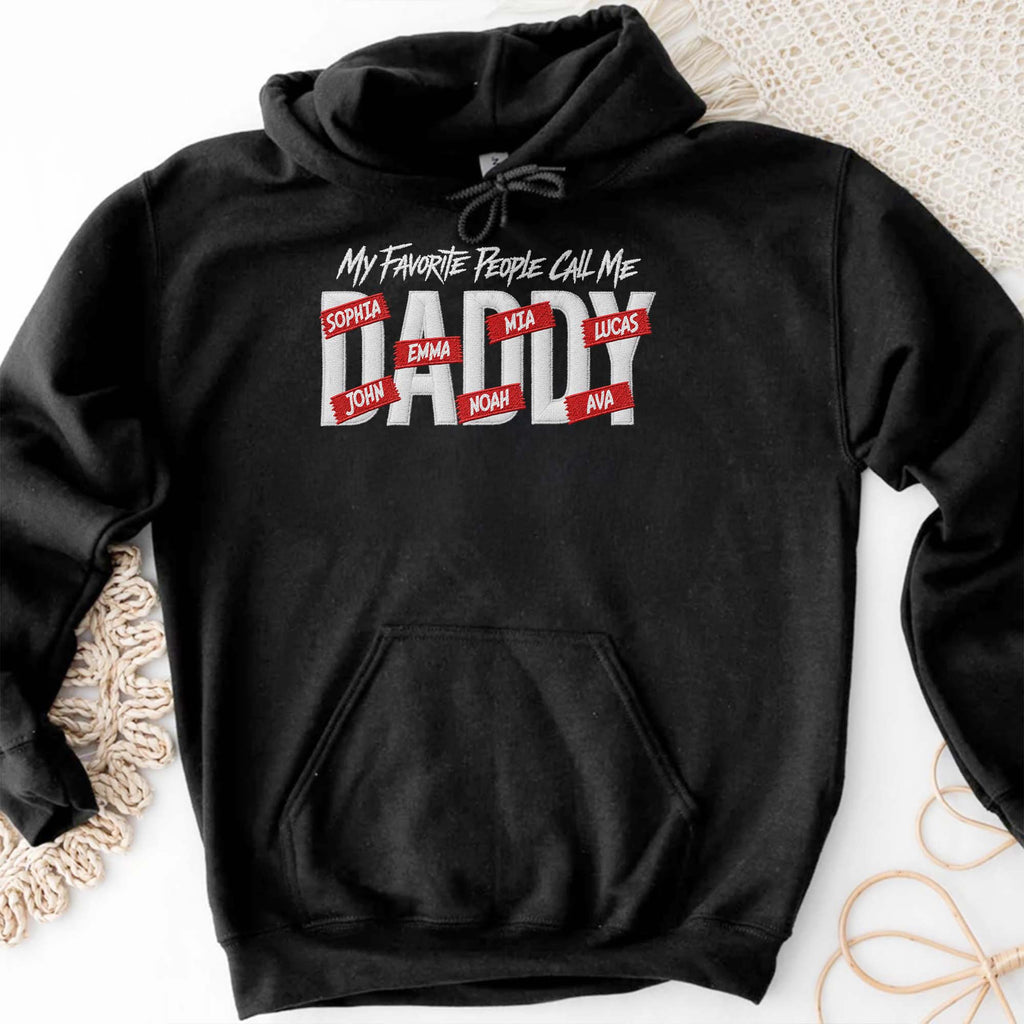 Personalized Custom T-shirt Hoodie Custom Kids Names Gift for Dad Shirt GradoCreations