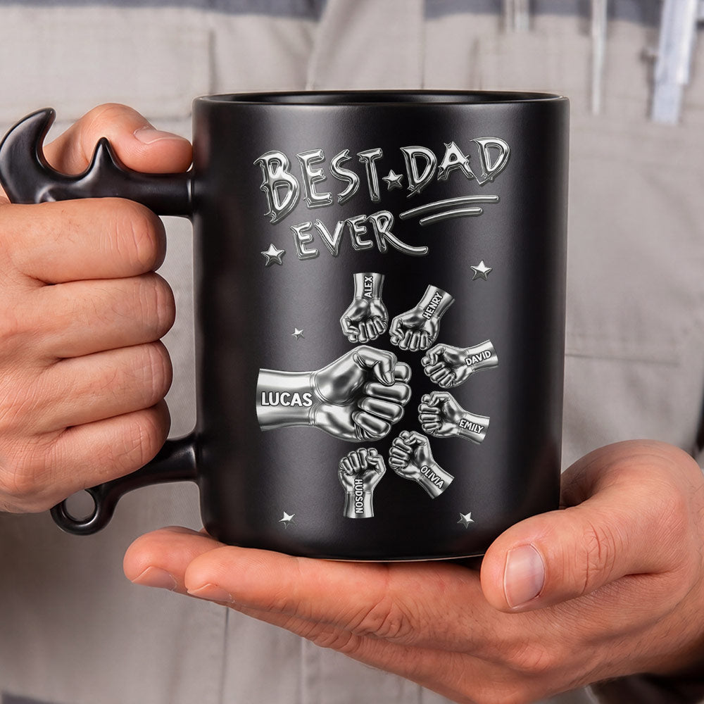 Personalized Wrench Handle Mug Custom Name Gift for Dad Wrench Handle Mug GradoCreations