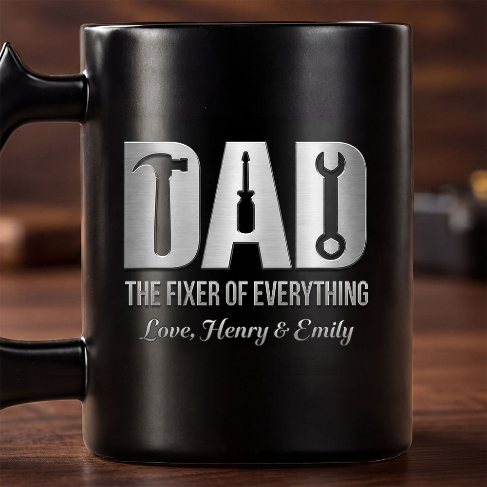 Personalized Wrench Handle Coffee Mug Custom Gift for Dad Wrench Handle Mug GradoCreations