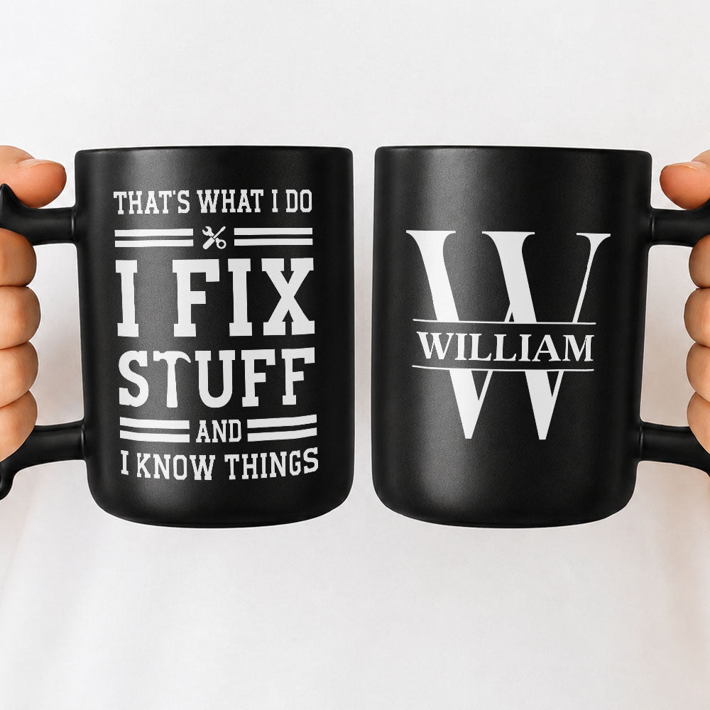 Personalized Wrench Handle Mug Custom Gift for Dad Wrench Handle Mug GradoCreations
