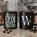 Personalized Wrench Handle Mug Custom Gift for Dad Wrench Handle Mug GradoCreations
