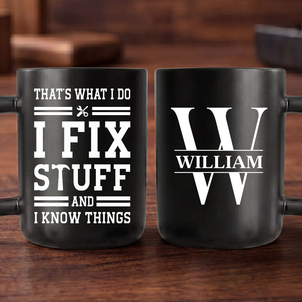 Personalized Wrench Handle Mug Custom Gift for Dad Wrench Handle Mug GradoCreations