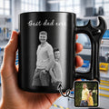 Personalized Wrench Handle Coffee Mug Custom Photo Gift for Dad Wrench Handle Mug GradoCreations