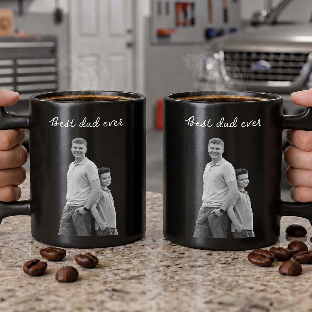 Personalized Wrench Handle Coffee Mug Custom Photo Gift for Dad Wrench Handle Mug GradoCreations