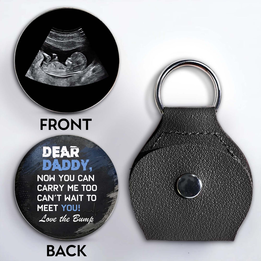 Personalized Ultrasound Photo Pocket Hug Custom Gift for Dad Pocket Hug GradoCreations