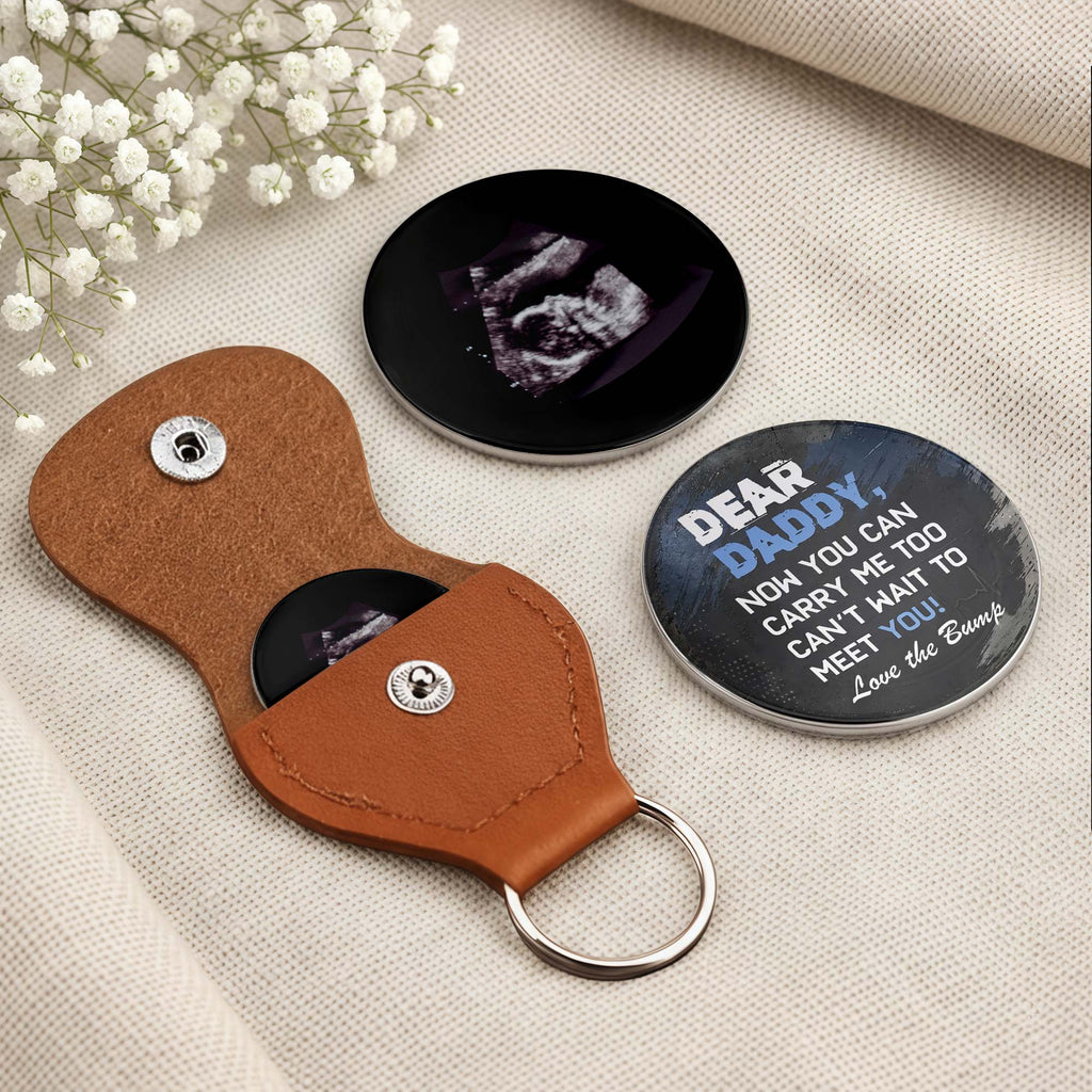 Personalized Ultrasound Photo Pocket Hug Custom Gift for Dad Pocket Hug GradoCreations