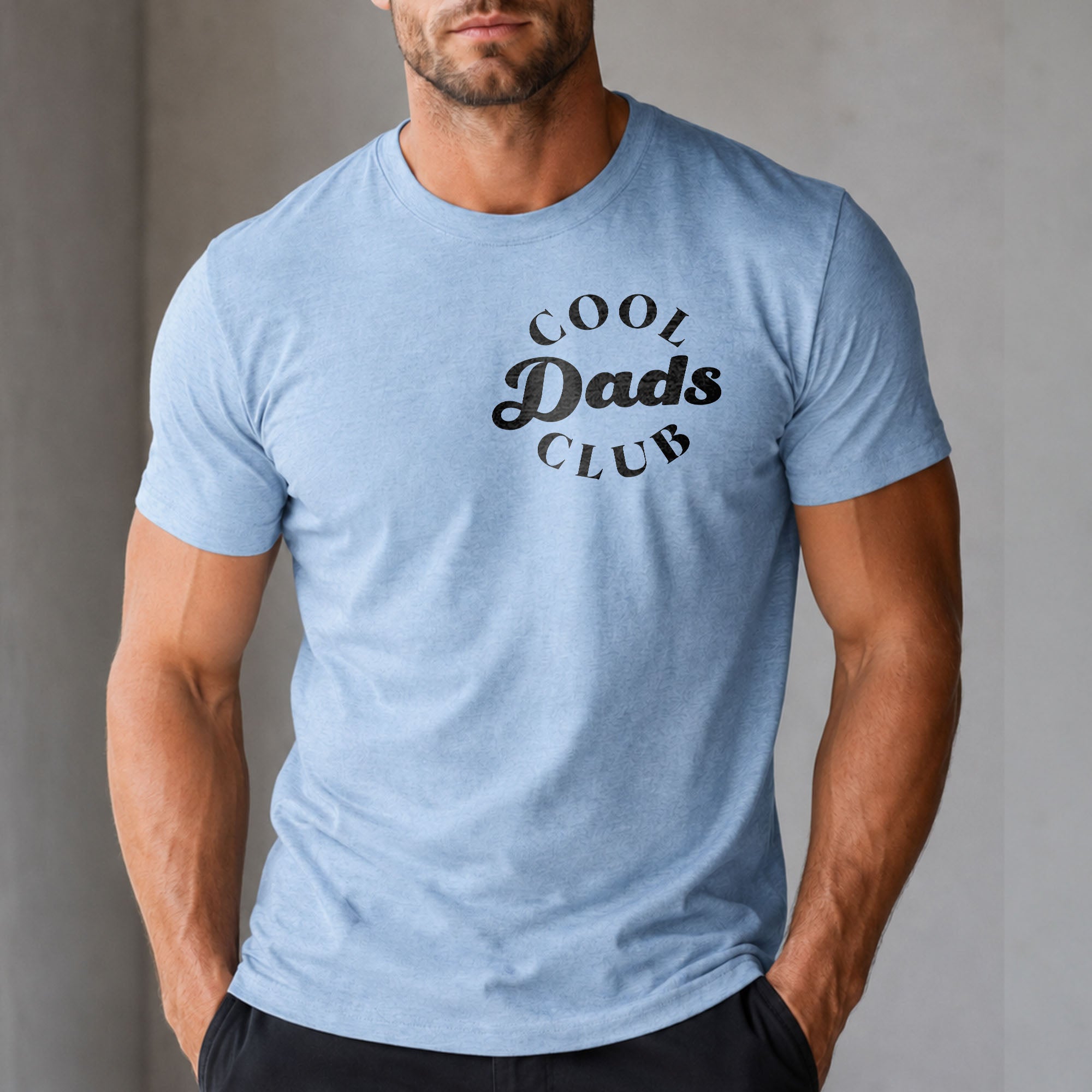 Personalized Cool Dads Club Custom T-Shirt Gift for Dad T-Shirt Font and Back GradoCreations