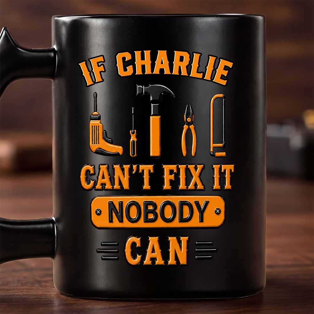 Personalized Wrench Handle Coffee Mug Custom Gift for Dad Wrench Handle Mug GradoCreations