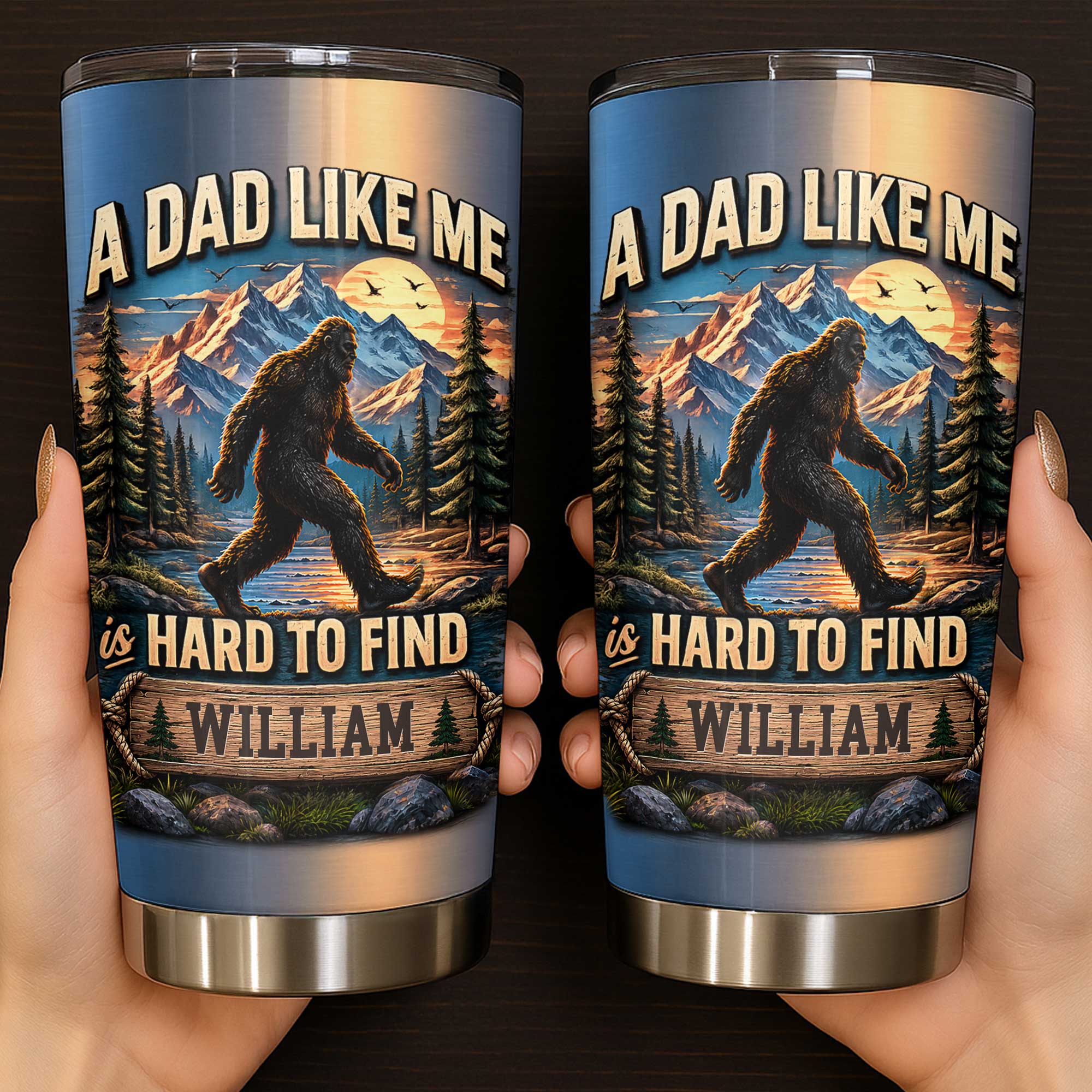 Personalized 20oz Stainless Steel Tumbler for Dad Gift 20oz Tumbler GradoCreations