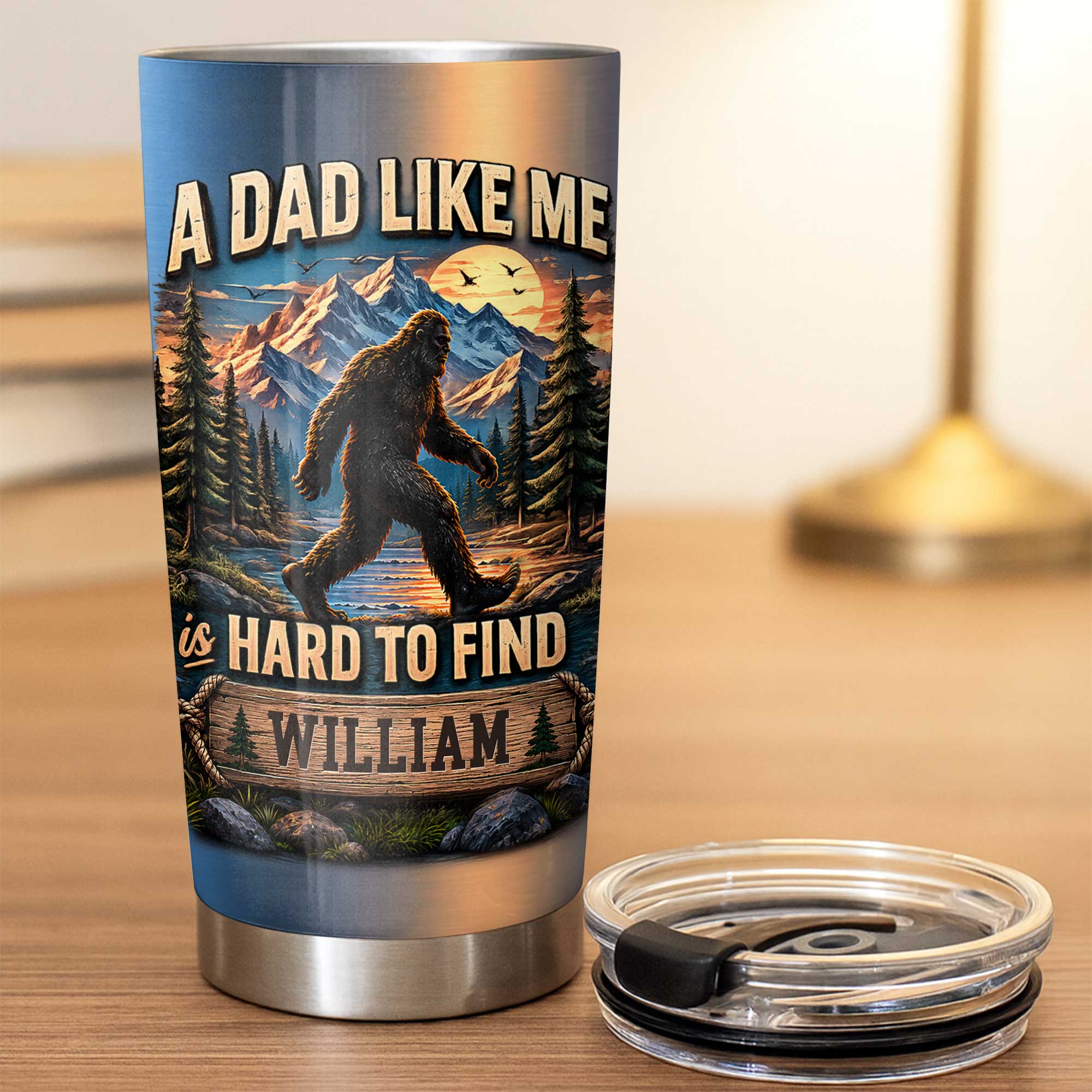 Personalized 20oz Stainless Steel Tumbler for Dad Gift 20oz Tumbler GradoCreations