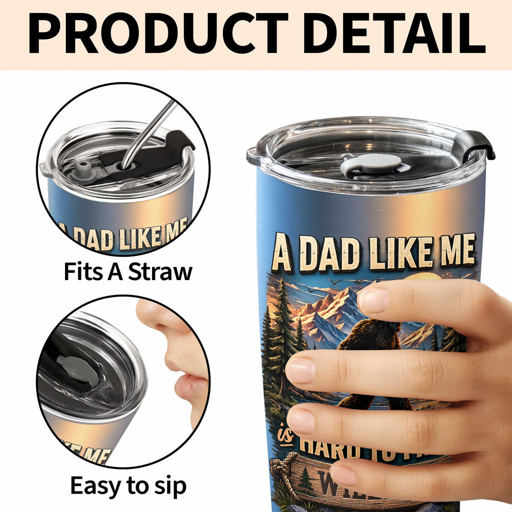 Personalized 20oz Stainless Steel Tumbler for Dad Gift 20oz Tumbler GradoCreations