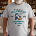 Personalized Just Resting My Eyes Club Tee for Dad Gift Shirt GradoCreations