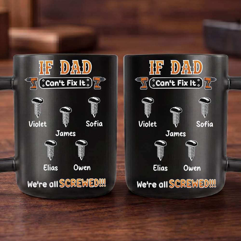 Personalized Wrench Handle Mug Custom Gift for Dad Wrench Handle Mug GradoCreations