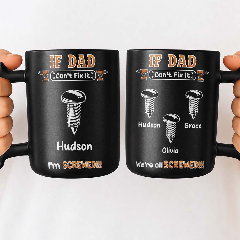 Personalized Wrench Handle Mug Custom Gift for Dad Wrench Handle Mug GradoCreations