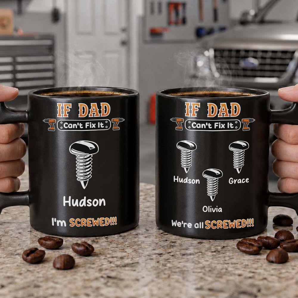 Personalized Wrench Handle Mug Custom Gift for Dad Wrench Handle Mug GradoCreations