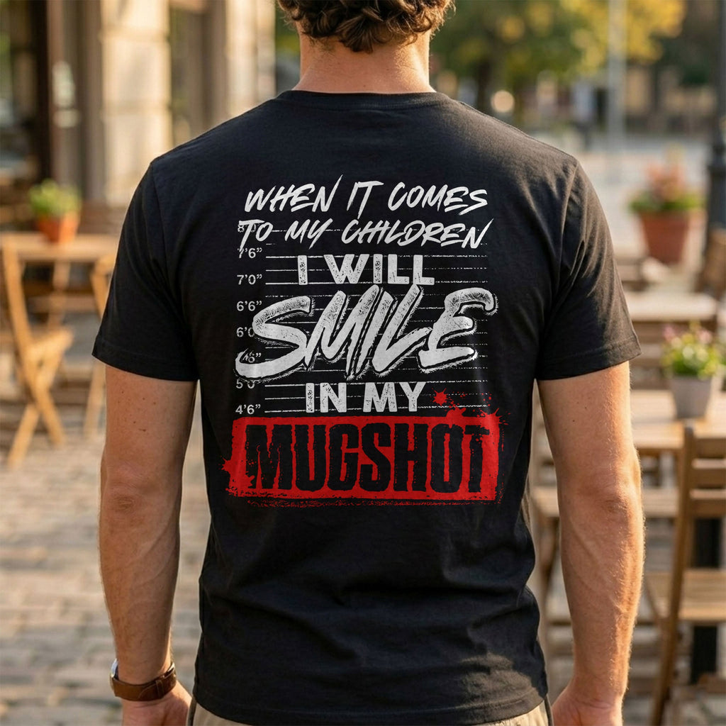 Personalized Custom T-Shirt for Dad Custom Names Gift Idea T-Shirt Font and Back GradoCreations