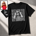 Personalized Custom Photo T-Shirt Hoodie Best Dad Ever Gift Shirt GradoCreations