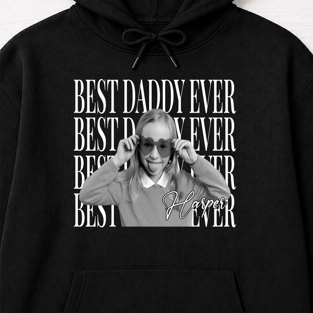 Personalized Custom Photo T-Shirt Hoodie Best Dad Ever Gift Shirt GradoCreations