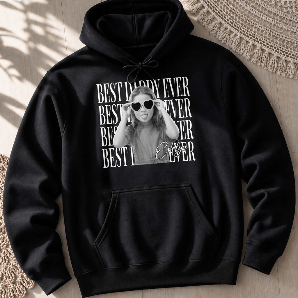 Personalized Custom Photo T-Shirt Hoodie Best Dad Ever Gift Shirt GradoCreations
