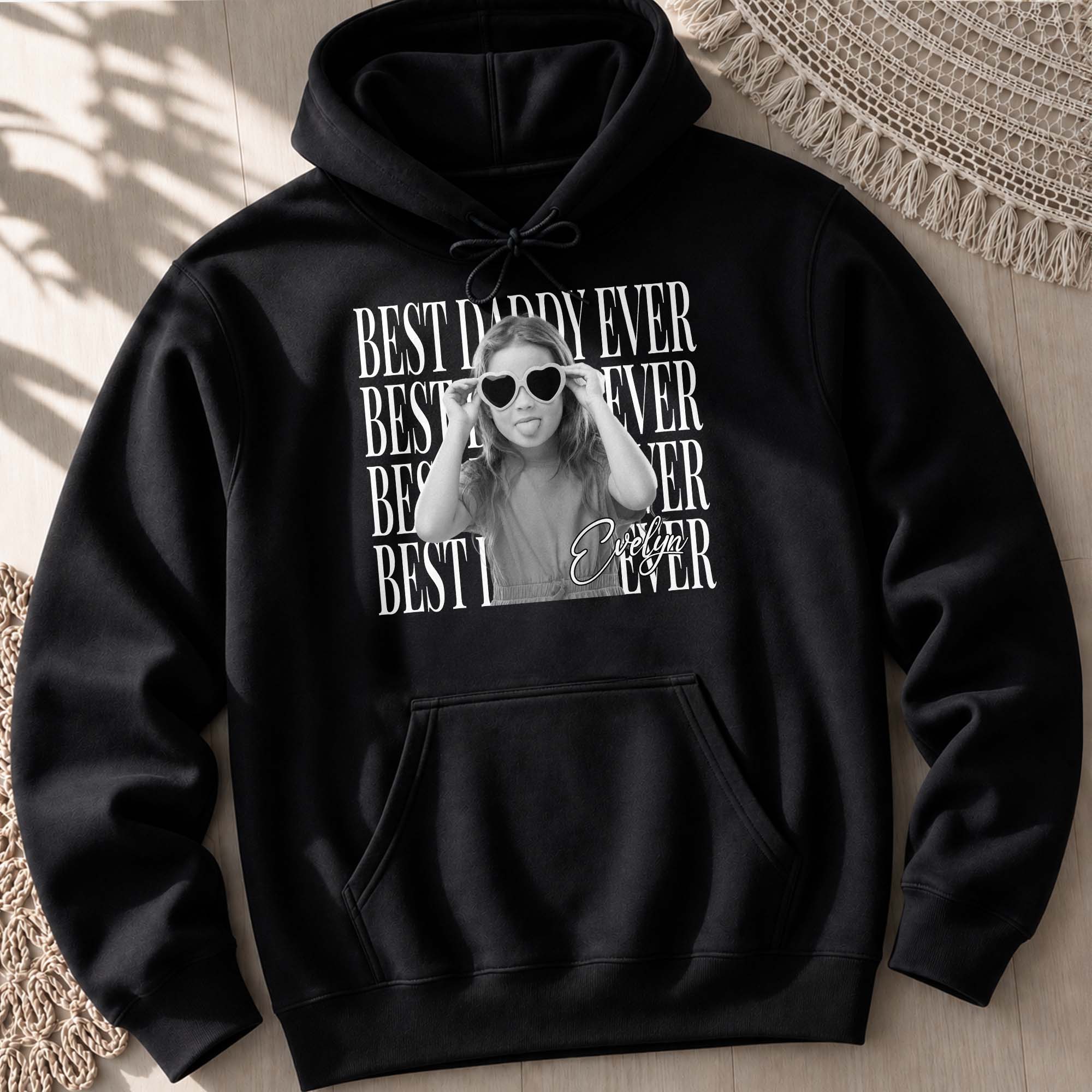 Personalized Custom Photo T-Shirt Hoodie Best Dad Ever Gift Shirt GradoCreations