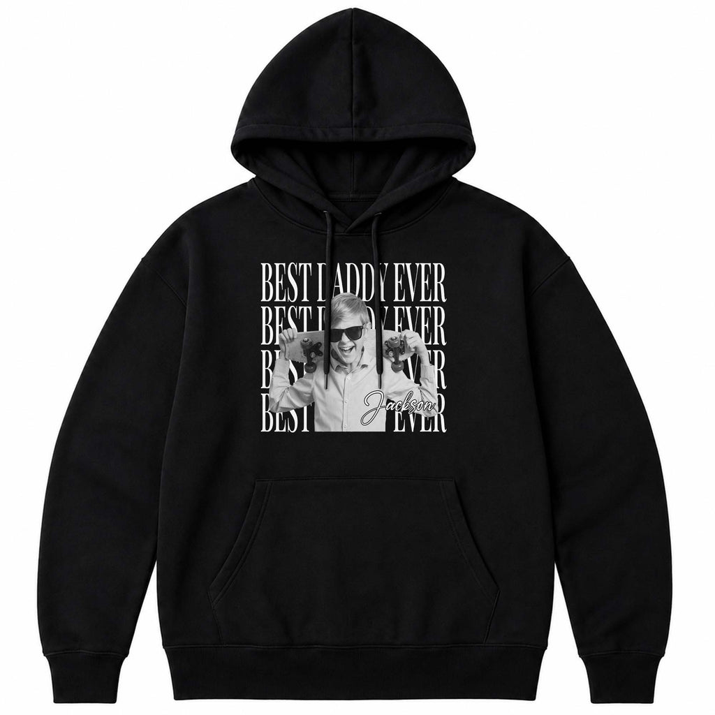 Personalized Custom Photo T-Shirt Hoodie Best Dad Ever Gift Shirt GradoCreations