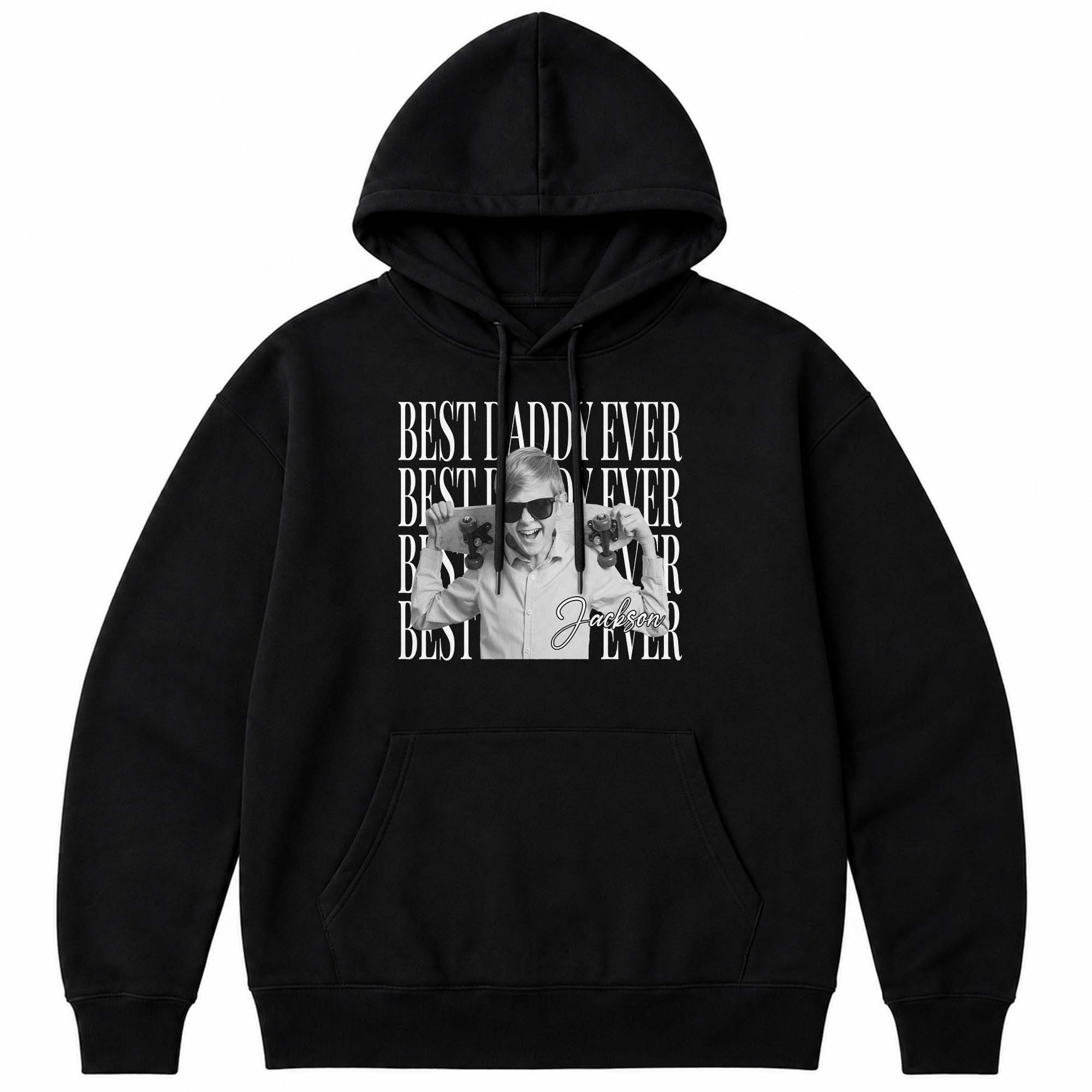 Personalized Custom Photo T-Shirt Hoodie Best Dad Ever Gift Shirt GradoCreations