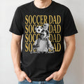 Personalized Soccer Dad T-Shirt Hoodie Custom Photo Gift Shirt GradoCreations