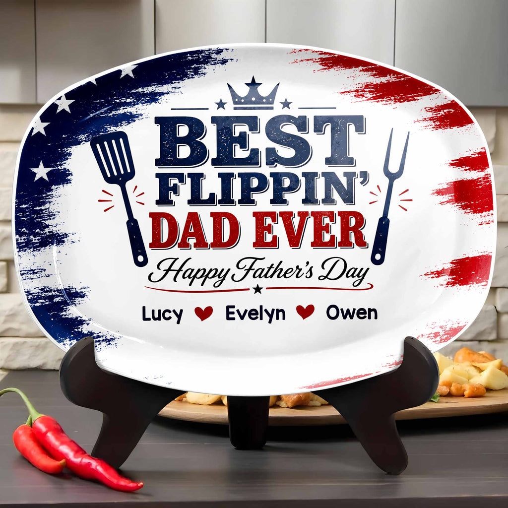 Personalized Custom Plate for Dad - Father's Day Gift Idea Custom Plate GradoCreations