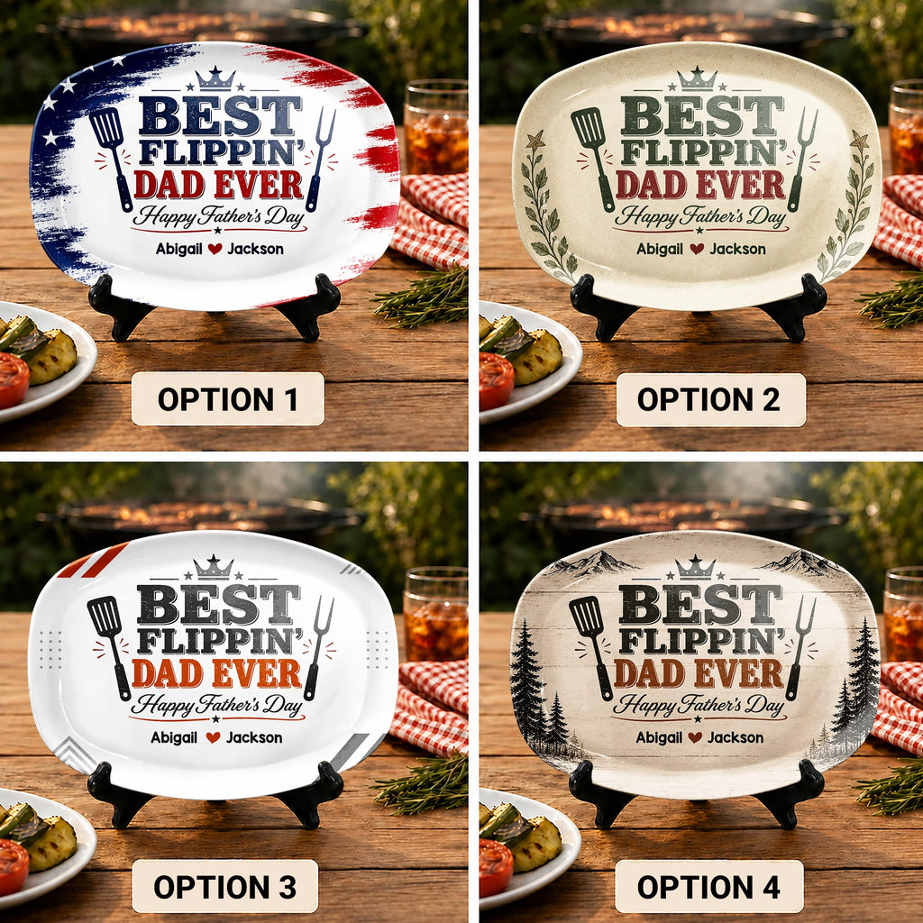 Personalized Custom Plate for Dad - Father's Day Gift Idea Custom Plate GradoCreations