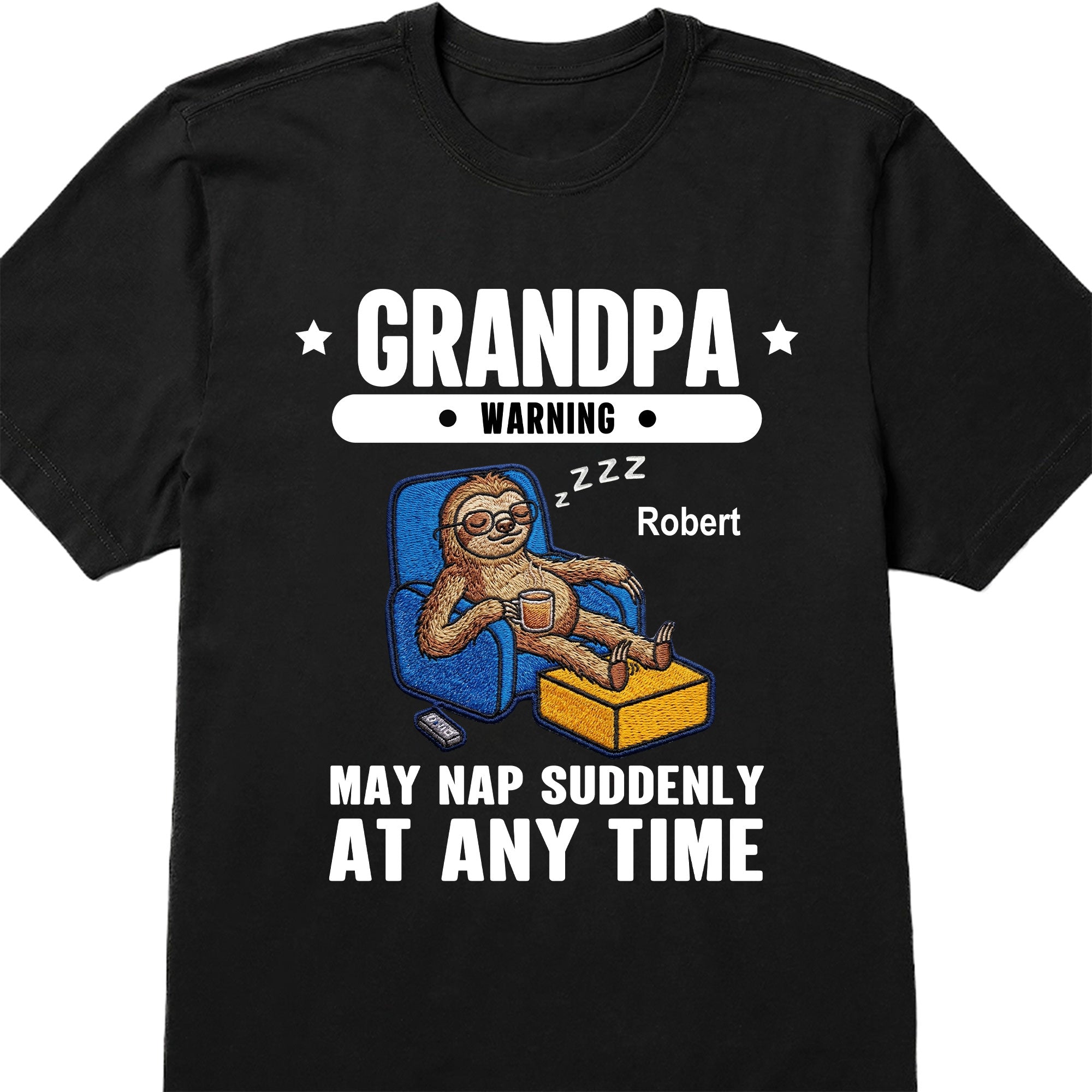 Personalized Grandpa Warning T-Shirt & Hoodie Gift for Dad - Custom Graphic Apparel Shirt GradoCreations