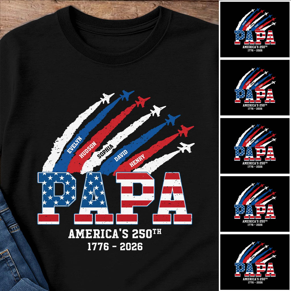 Personalized Fighter Jets T-Shirt & Hoodie Gift for Dad Shirt GradoCreations