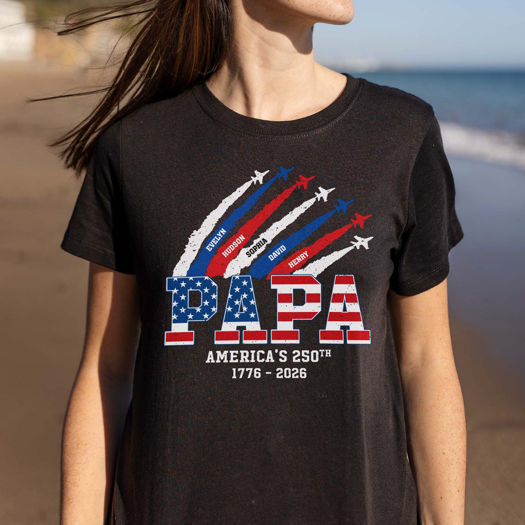 Personalized Fighter Jets T-Shirt & Hoodie Gift for Dad Shirt GradoCreations