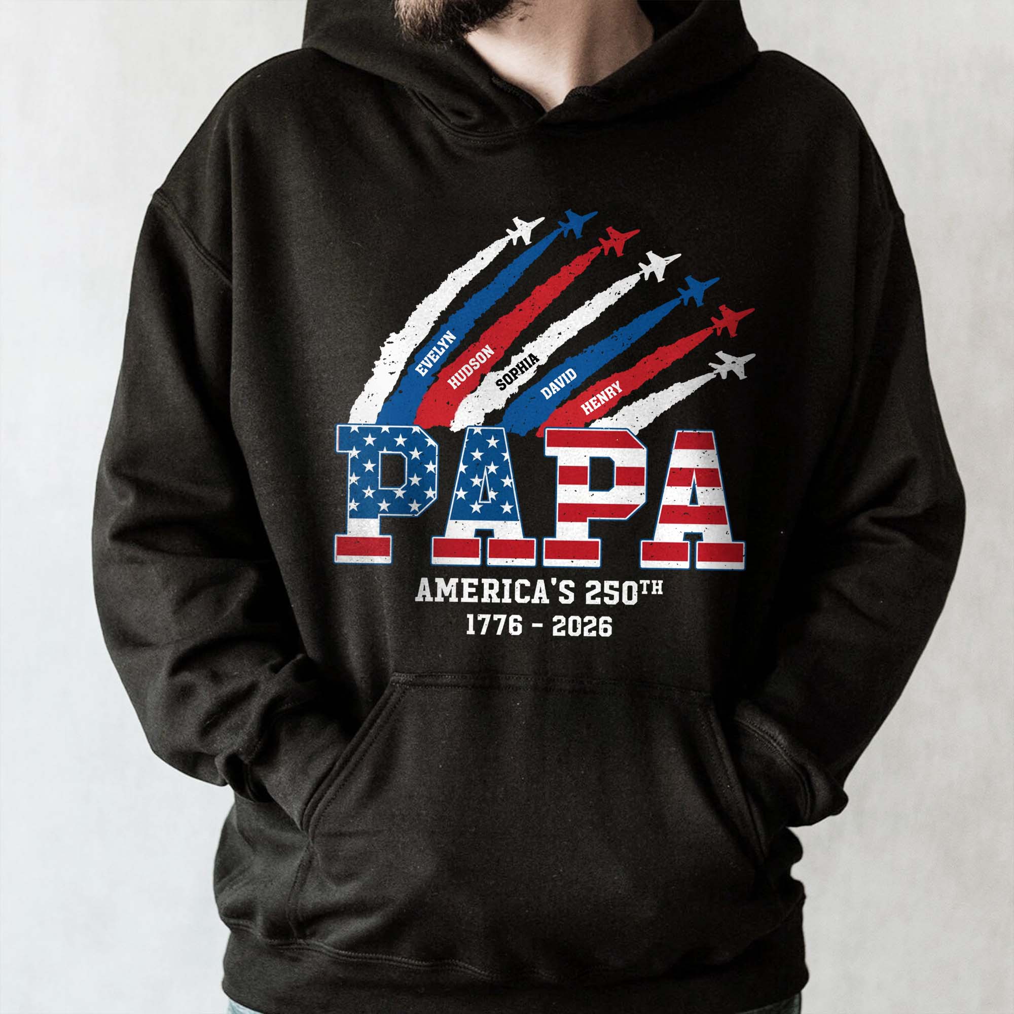 Personalized Fighter Jets T-Shirt & Hoodie Gift for Dad Shirt GradoCreations