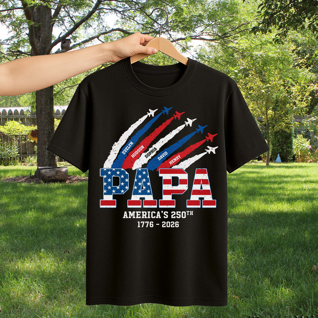 Personalized Fighter Jets T-Shirt & Hoodie Gift for Dad Shirt GradoCreations
