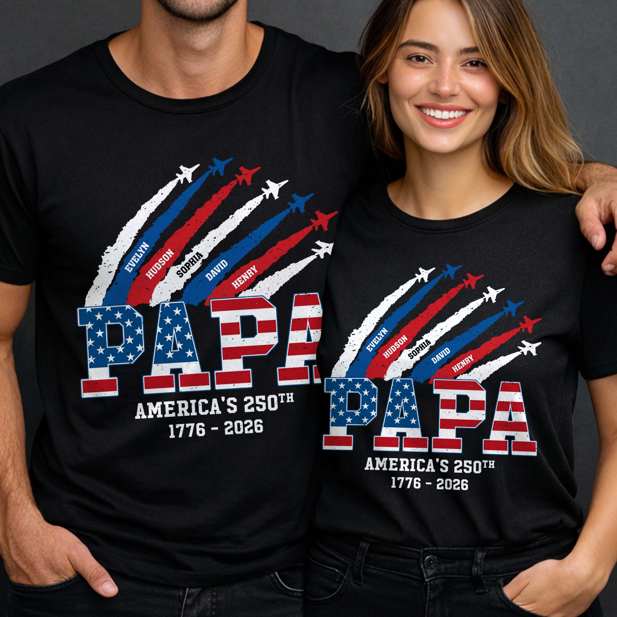 Personalized Fighter Jets T-Shirt & Hoodie Gift for Dad Shirt GradoCreations