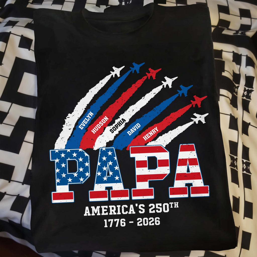 Personalized Fighter Jets T-Shirt & Hoodie Gift for Dad Shirt GradoCreations