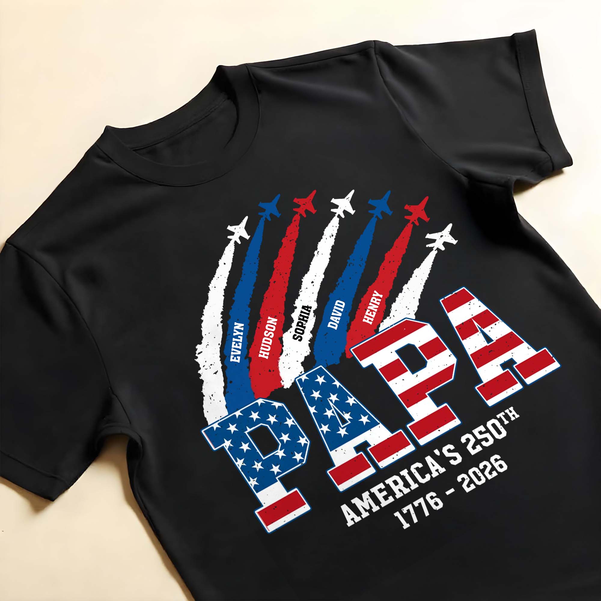 Personalized Fighter Jets T-Shirt & Hoodie Gift for Dad Shirt GradoCreations