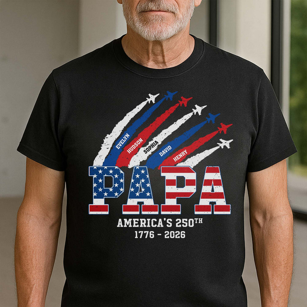 Personalized Fighter Jets T-Shirt & Hoodie Gift for Dad Shirt GradoCreations
