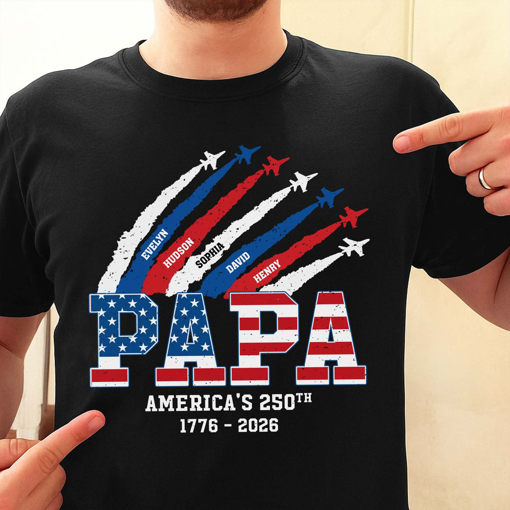 Personalized Fighter Jets T-Shirt & Hoodie Gift for Dad Shirt GradoCreations