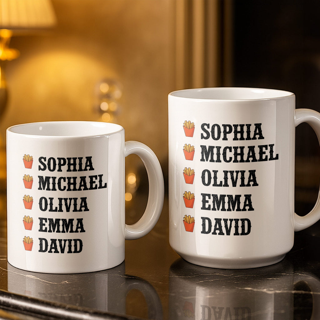 Personalized Coffee Mug Custom Name Funny Dad Gift for Father's Day Edge-to-edge Mug GradoCreations