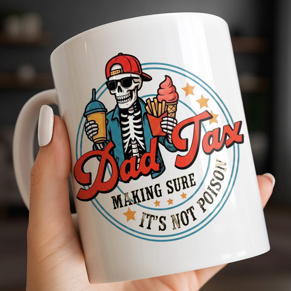 Personalized Coffee Mug Custom Name Funny Dad Gift for Father's Day Edge-to-edge Mug GradoCreations