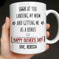 Personalized Coffee Mug Custom Message Gift for Dad Edge-to-edge Mug GradoCreations