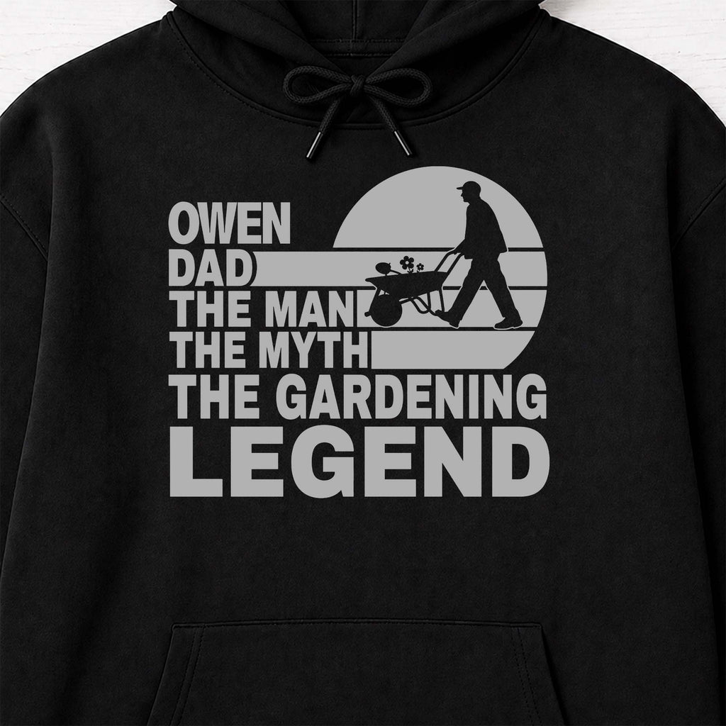 Personalized Gardening Legend T-shirt & Hoodie Gift for Dad Shirt GradoCreations