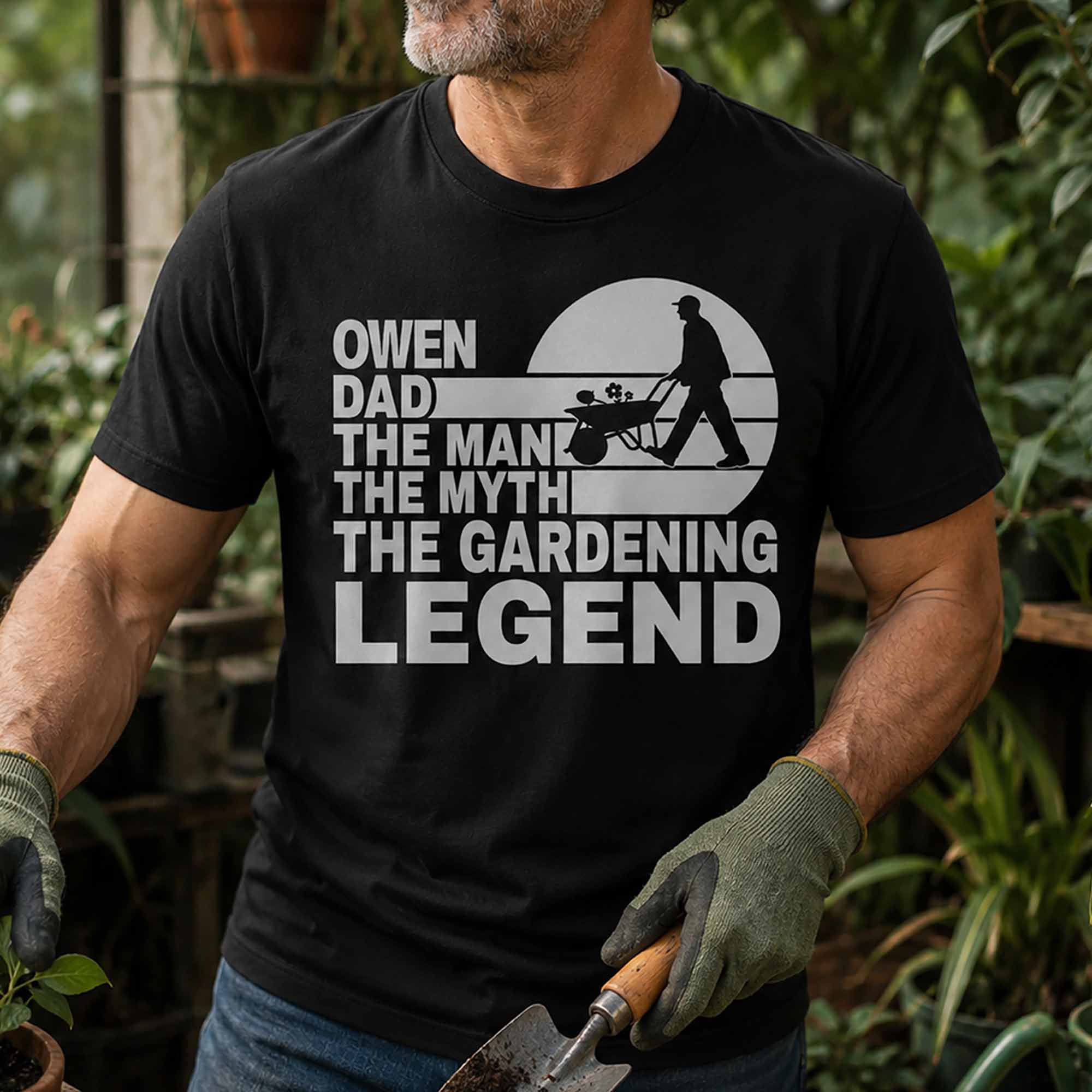 Personalized Gardening Legend T-shirt & Hoodie Gift for Dad Shirt GradoCreations
