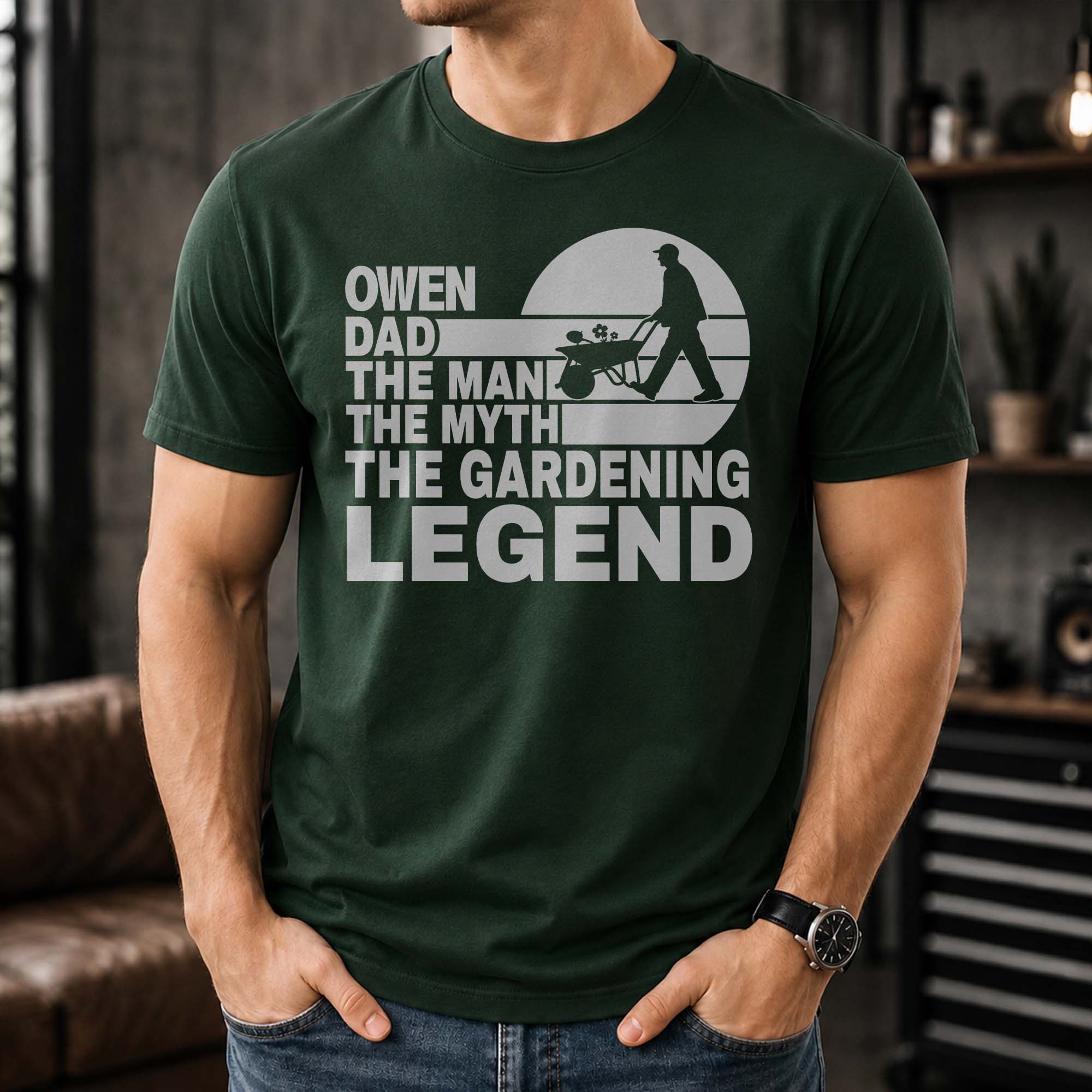 Personalized Gardening Legend T-shirt & Hoodie Gift for Dad Shirt GradoCreations