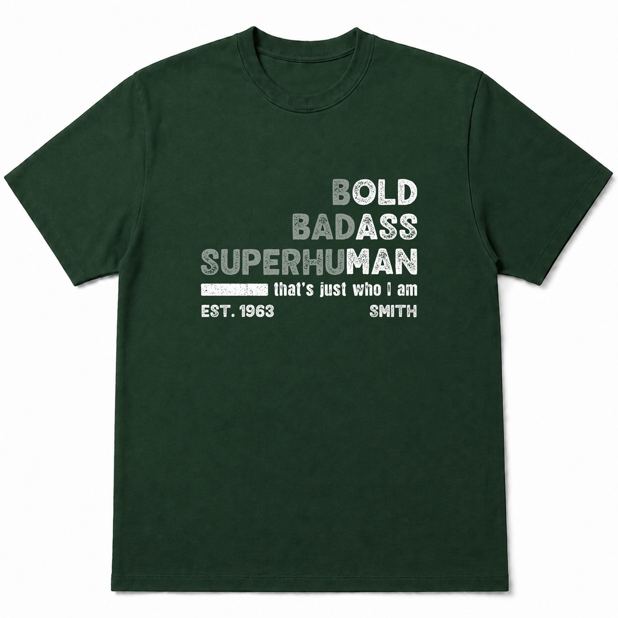 Personalized Typography T-shirt & Hoodie Custom Gift for Dad Shirt GradoCreations