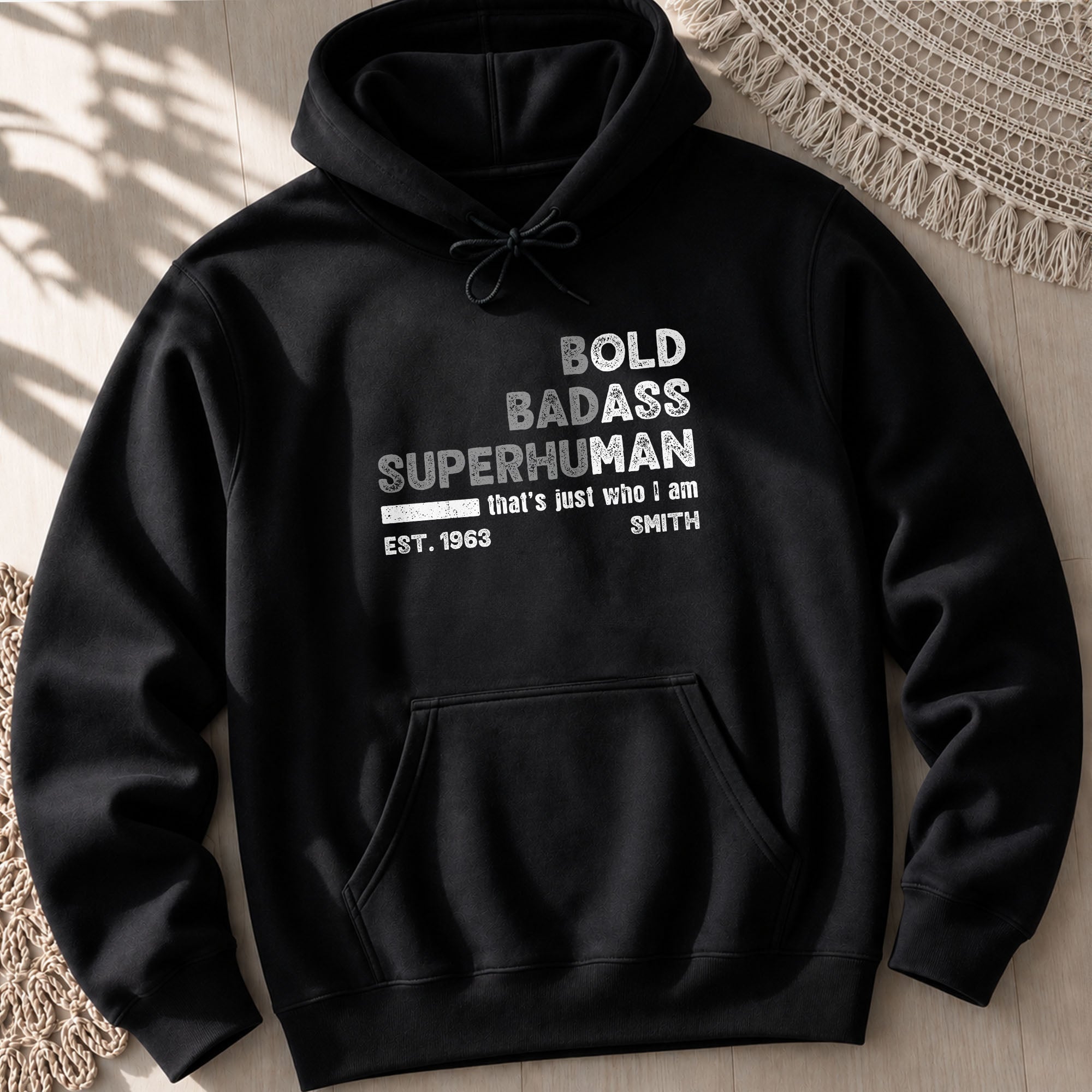 Personalized Typography T-shirt & Hoodie Custom Gift for Dad Shirt GradoCreations