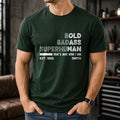 Personalized Typography T-shirt & Hoodie Custom Gift for Dad Shirt GradoCreations